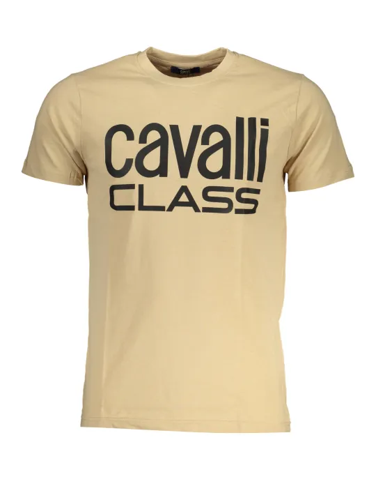 Cavalli Class Herren T-Shirt Beige | online kaufen