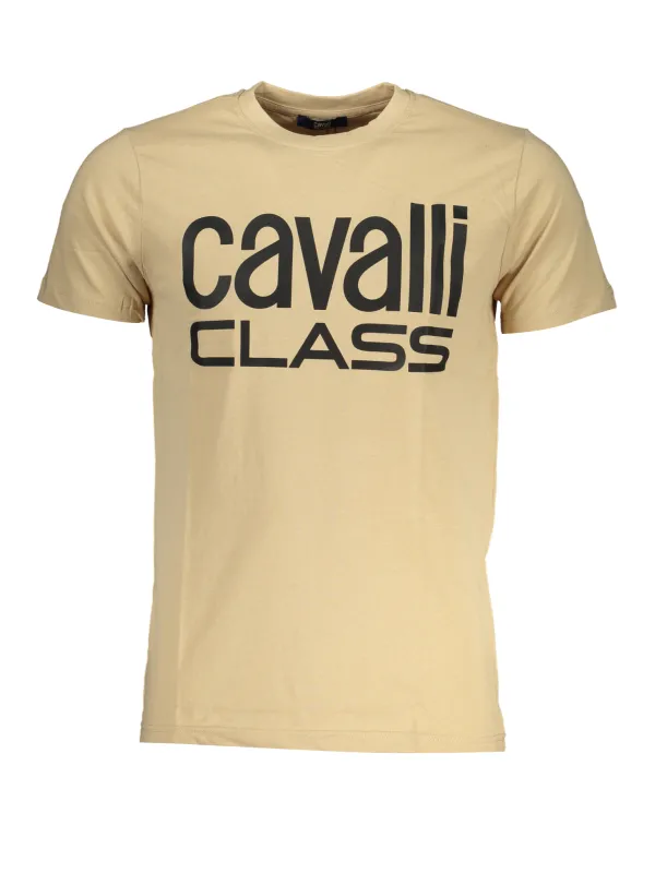 Cavalli Class Herren T-Shirt Beige | online kaufen