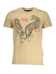 Cavalli Class Herren T-Shirt Beige | online kaufen