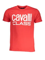 Cavalli Class Herren T-Shirt Rot | online kaufen