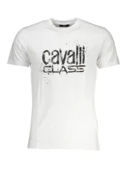 Cavalli Class Herren T-Shirt Weiß | online kaufen