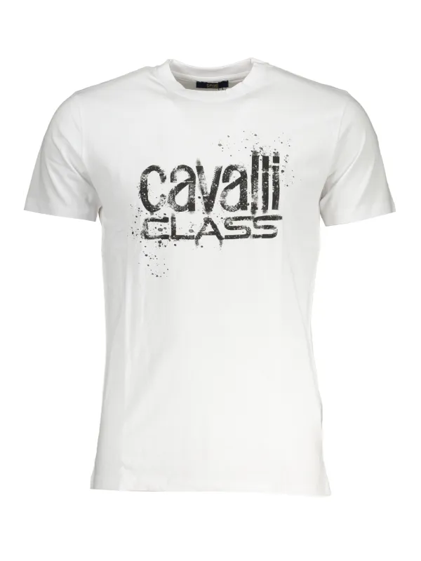 Cavalli Class Herren T-Shirt Weiß | online kaufen