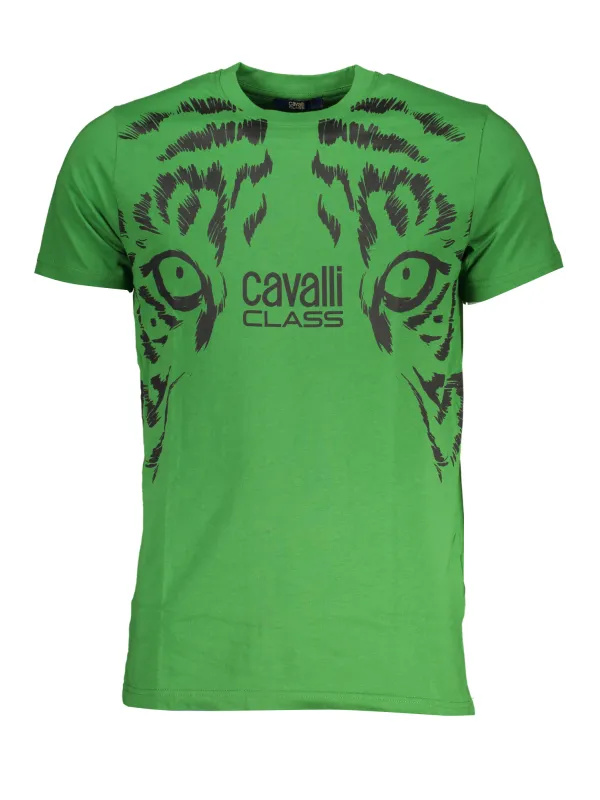 Cavalli Class Herren T-Shirt Grün | online kaufen