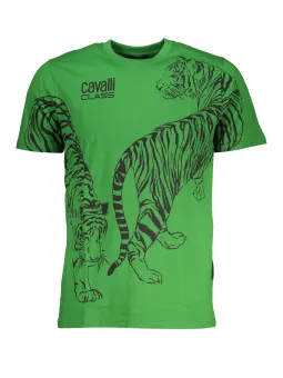 Cavalli Class Herren T-Shirt Grün | online kaufen