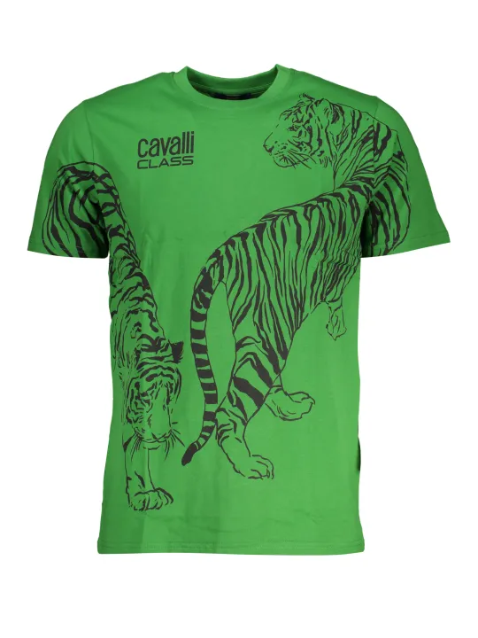 Cavalli Class Herren T-Shirt Grün | online kaufen