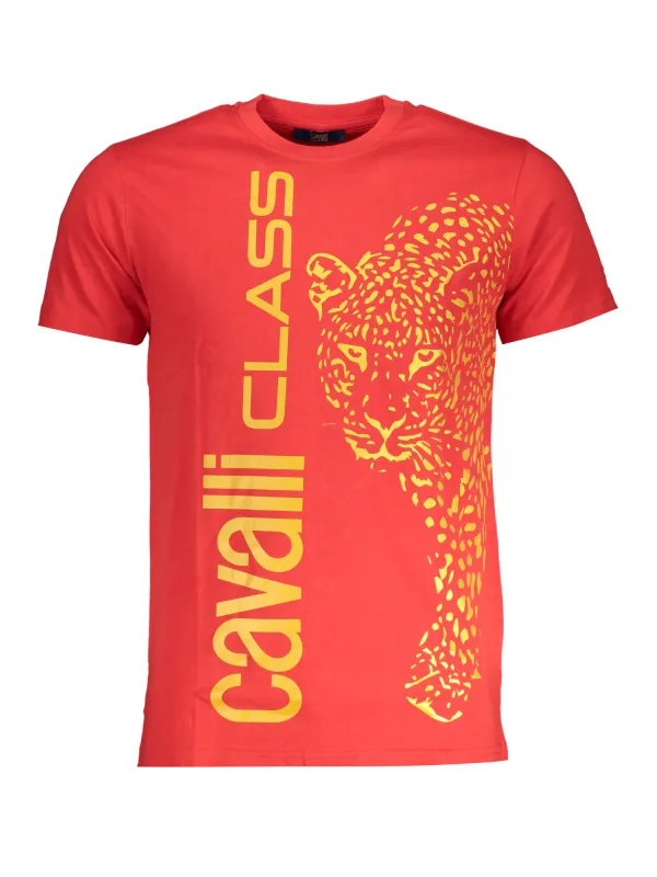 Cavalli Class Herren T-Shirt Rot | online kaufen