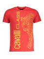 Cavalli Class Herren T-Shirt Rot | online kaufen