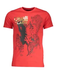 Cavalli Class Herren T-Shirt Rot | online kaufen