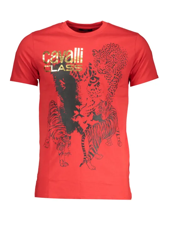 Cavalli Class Herren T-Shirt Rot | online kaufen