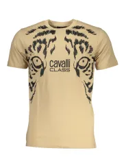 Cavalli Class Herren T-Shirt Beige | online kaufen