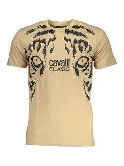 Cavalli Class Herren T-Shirt Beige | online kaufen