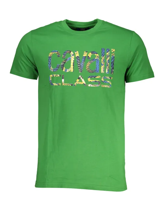 Cavalli Class Herren T-Shirt Grün | online kaufen