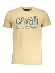 Cavalli Class Herren T-Shirt Beige | online kaufen
