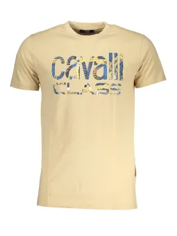 Cavalli Class Herren T-Shirt Beige | online kaufen