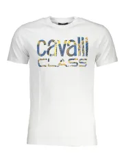 Cavalli Class Herren T-Shirt Weiß | online kaufen
