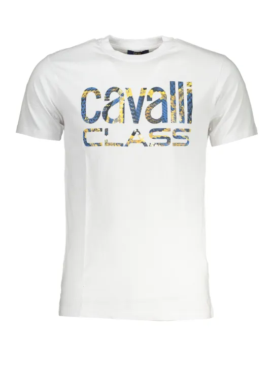 Cavalli Class Herren T-Shirt Weiß | online kaufen