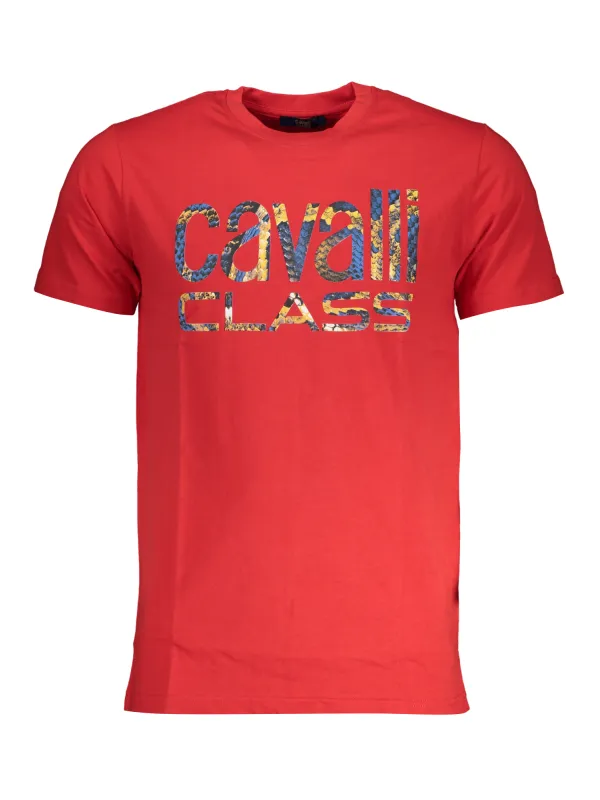Cavalli Class Herren T-Shirt Rot | online kaufen