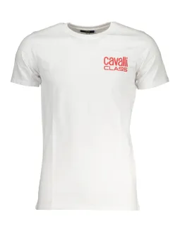 Cavalli Class Herren T-Shirt Weiß | online kaufen