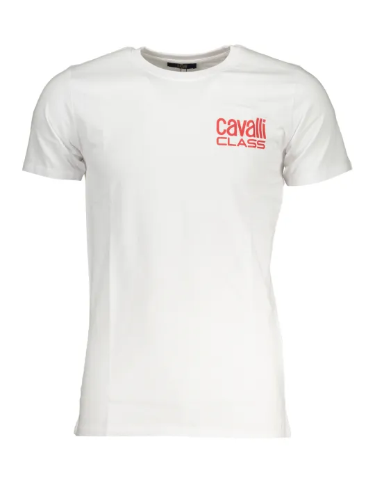 Cavalli Class Herren T-Shirt Weiß | online kaufen