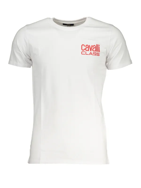 Cavalli Class Herren T-Shirt Weiß | online kaufen