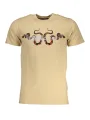 Cavalli Class Herren T-Shirt Beige | online kaufen