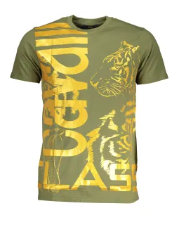 Cavalli Class Herren T-Shirt Grün | online kaufen