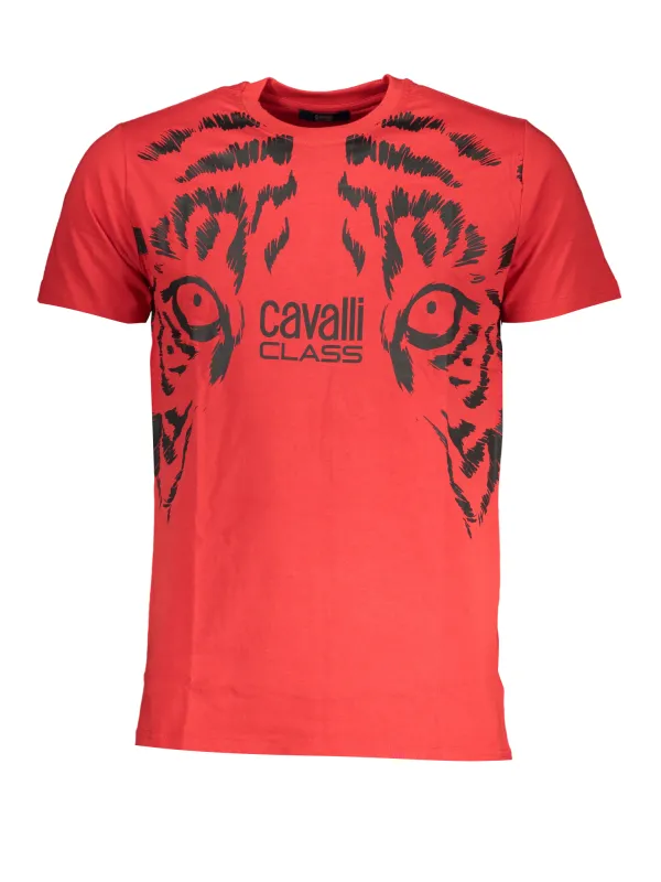 Cavalli Class Herren T-Shirt Rot | online kaufen
