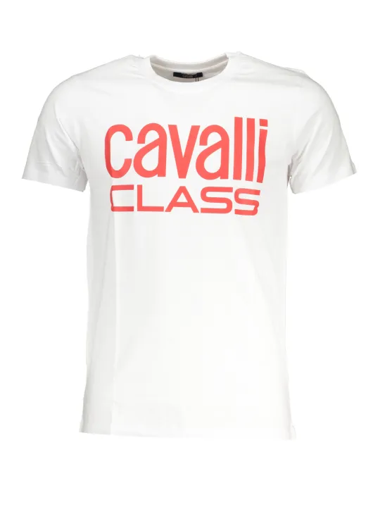 Cavalli Class Herren T-Shirt Weiß | online kaufen
