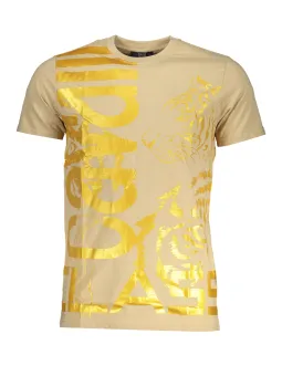 Cavalli Class Herren T-Shirt Beige | online kaufen