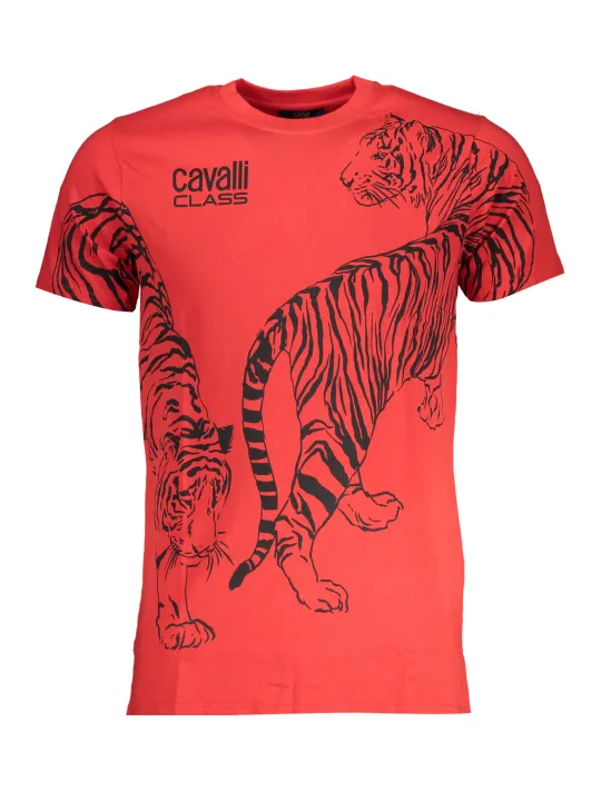Cavalli Class Herren T-Shirt Rot | online kaufen