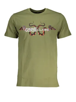 Cavalli Class Herren T-Shirt Grün | online kaufen