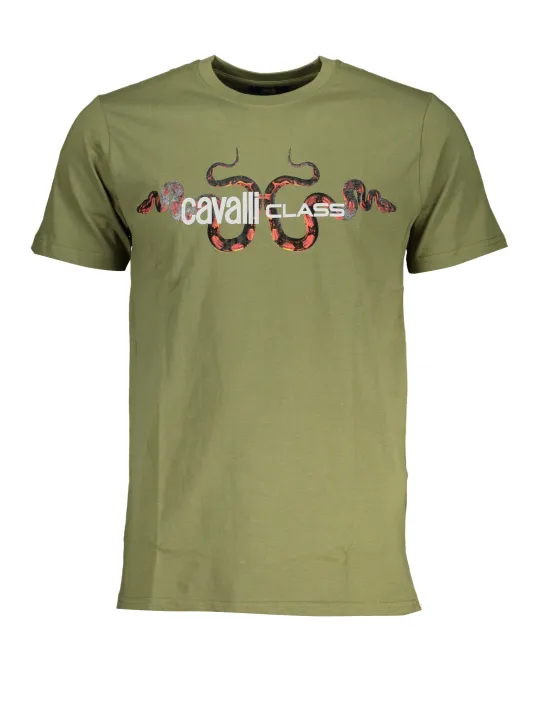 Cavalli Class Herren T-Shirt Grün | online kaufen