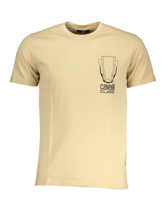 Cavalli Class Herren T-Shirt Beige | online kaufen