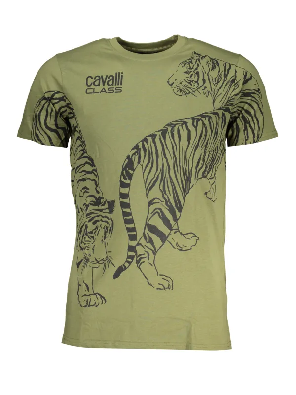 Cavalli Class Herren T-Shirt Grün | online kaufen