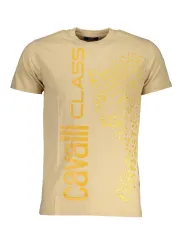 Cavalli Class Herren T-Shirt Beige | online kaufen
