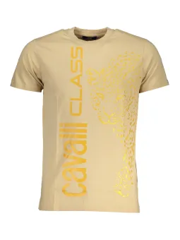 Cavalli Class Herren T-Shirt Beige | online kaufen