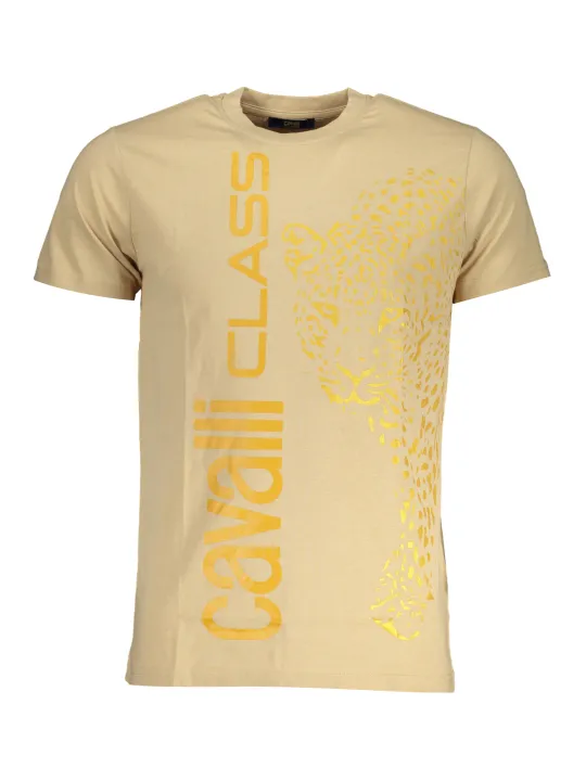 Cavalli Class Herren T-Shirt Beige | online kaufen