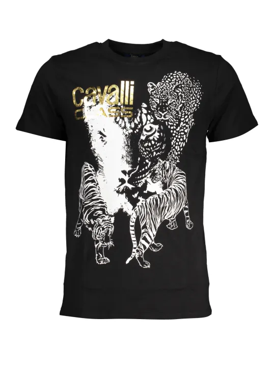 Cavalli Class Herren T-Shirt Schwarz | online kaufen