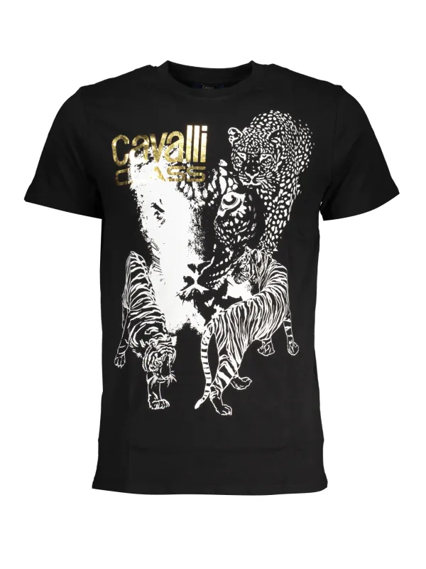 Cavalli Class Herren T-Shirt Schwarz | online kaufen