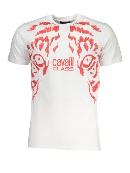 Cavalli Class Herren T-Shirt Weiß | online kaufen