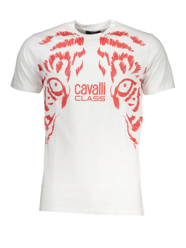 Cavalli Class Herren T-Shirt Weiß | online kaufen