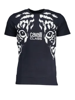 Cavalli Class Herren T-Shirt Blau | online kaufen