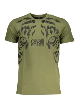 Cavalli Class Herren T-Shirt Grün | online kaufen