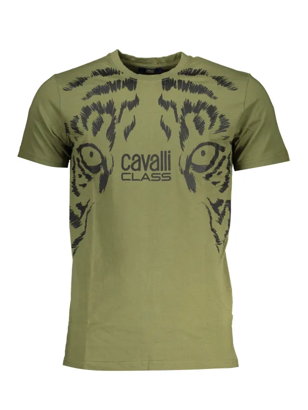 Cavalli Class Herren T-Shirt Grün | online kaufen
