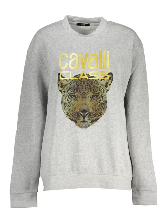 Cavalli Class Damen SWEATSHIRT Grau | online kaufen