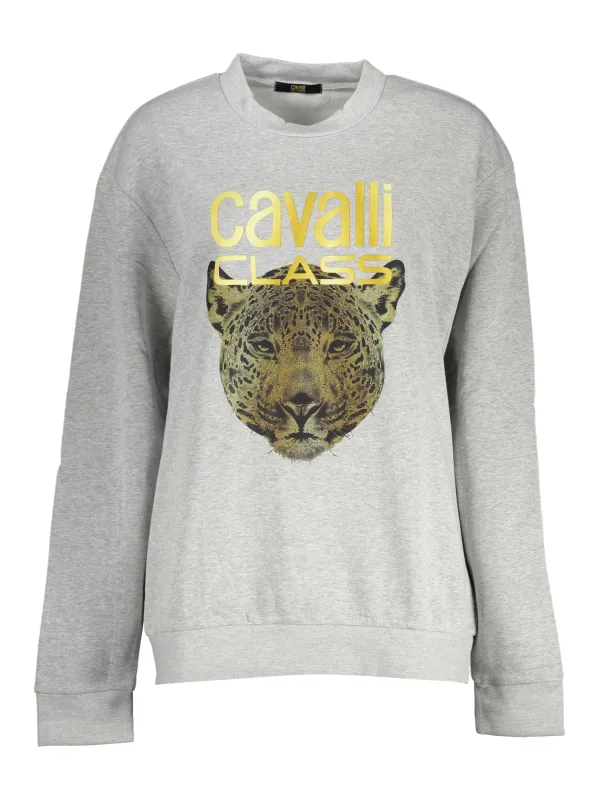 Cavalli Class Damen SWEATSHIRT Grau | online kaufen