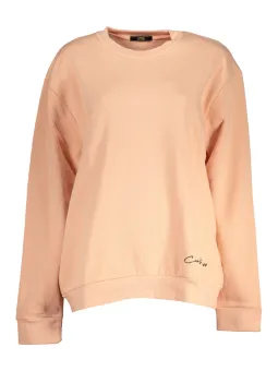Cavalli Class Damen Sweatshirt Rosa mieten | Flex-Fashion