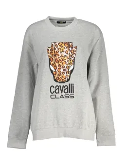 Cavalli Class Damen SWEATSHIRT Grau | online kaufen