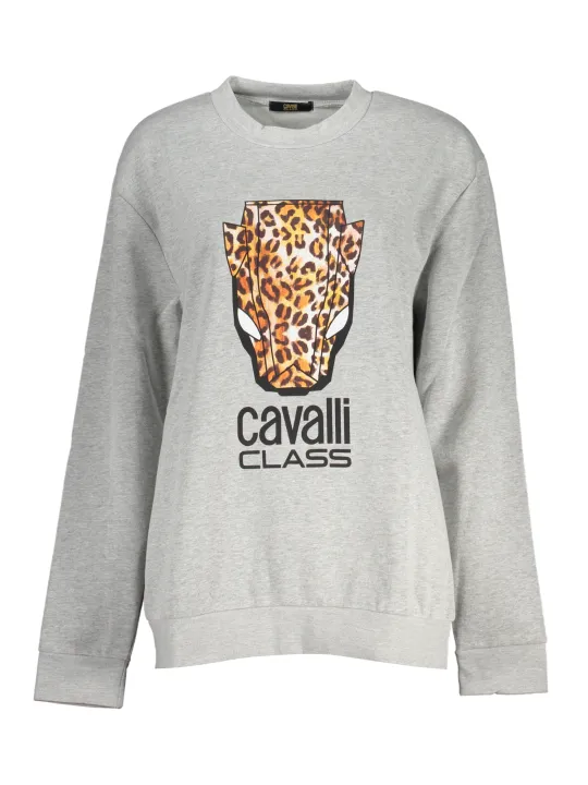 Cavalli Class Damen SWEATSHIRT Grau | online kaufen