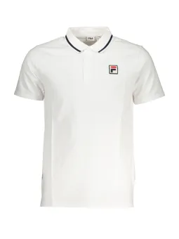 Miete Fila Herren Poloshirt Weiß – Flex-Fashion Verleih